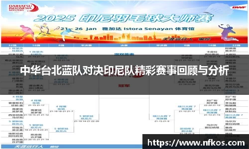 中华台北蓝队对决印尼队精彩赛事回顾与分析